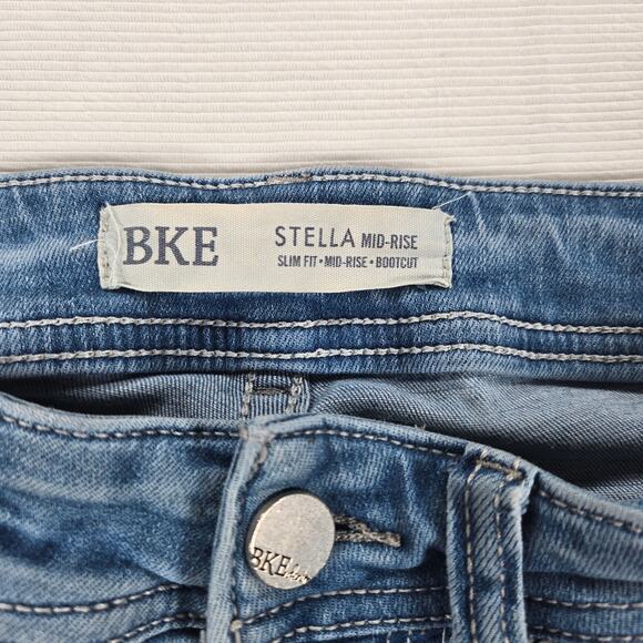 BKE Mid Rise Stella Slim Fit Western Bootcut Jeans Women's Size 26 - Picture 2 of 7